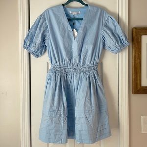 English Factory Puff Sleeve Mini dress